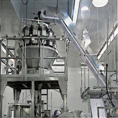 Rotary Combination Scale Filler with Incline Conveyor
