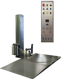 Low Profile Turntable Stretch Wrapping Machine